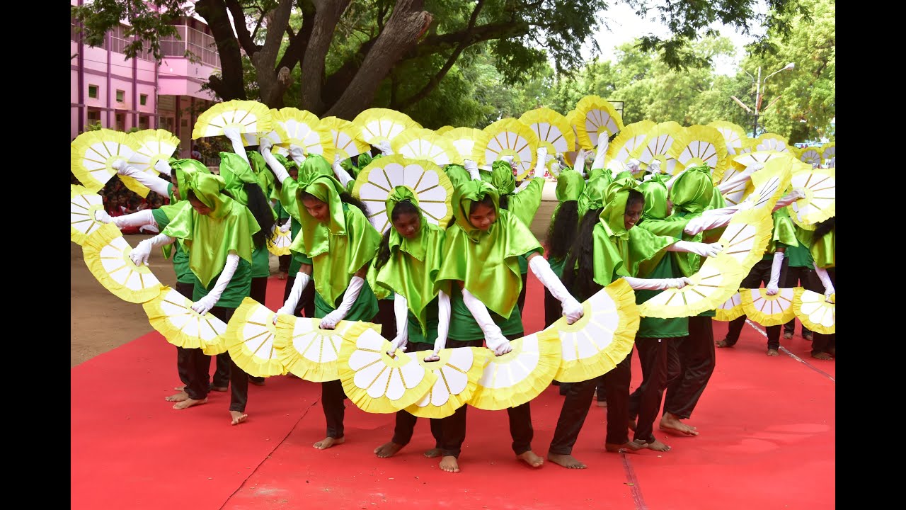 NIRMALA GIRLS HR. SEC. SCHOOL - 72nd ANNUAL SPORTS MEET -  FLOWER DANCE