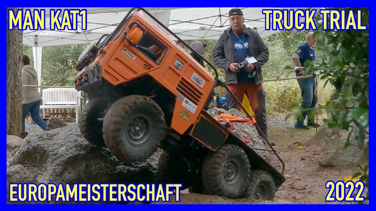 RC TRUCK MAN KAT1 6X6 RC TRUCK TRIAL EUROPAMEISTERSCHAFT 2022