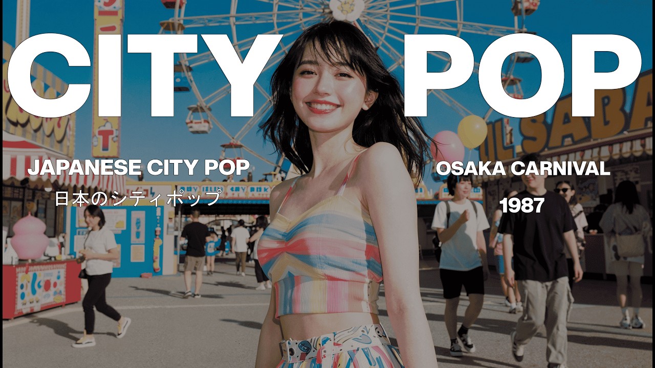 Japanese City Pop 1987 | Osaka Carnival Dream 🎡✨ | 日本のシティポップ (Best Japanese City Pop Playlist)
