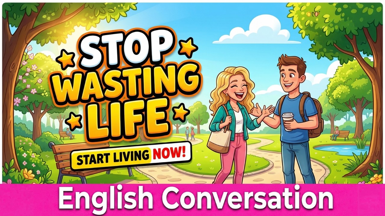 English Podcast For Learning English | Stop Wasting Life | DG English