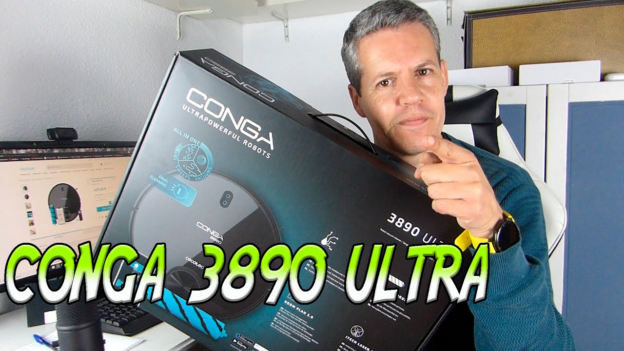 Robot aspirador Cecotec CONGA 3890 Ultra. Análisis en español
