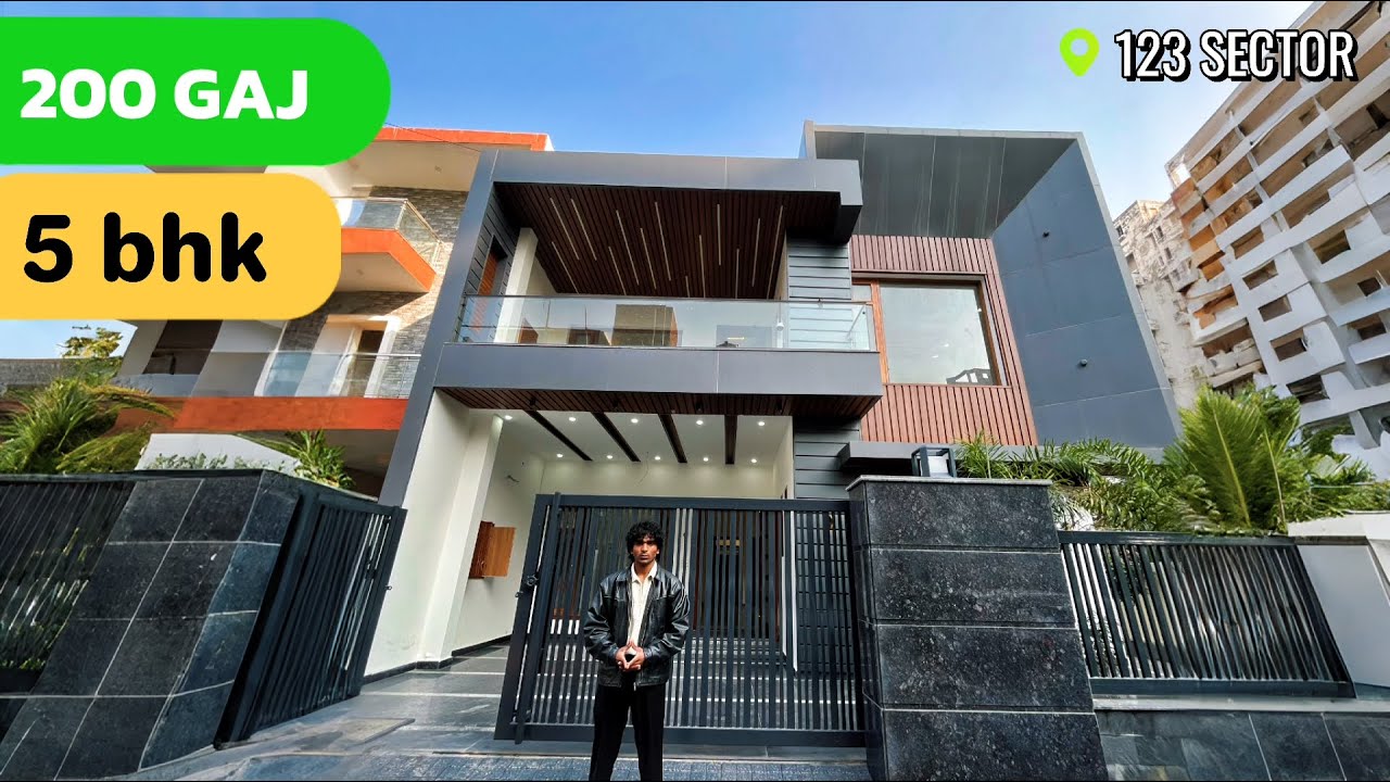 Sector 123 Mein 5 BHK Luxury Kothi | 200 Gaj Ka Shandaar Ghar | Full House Tour 