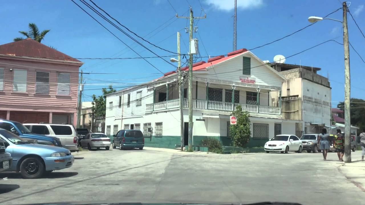 Driving Through Belize City, Belize