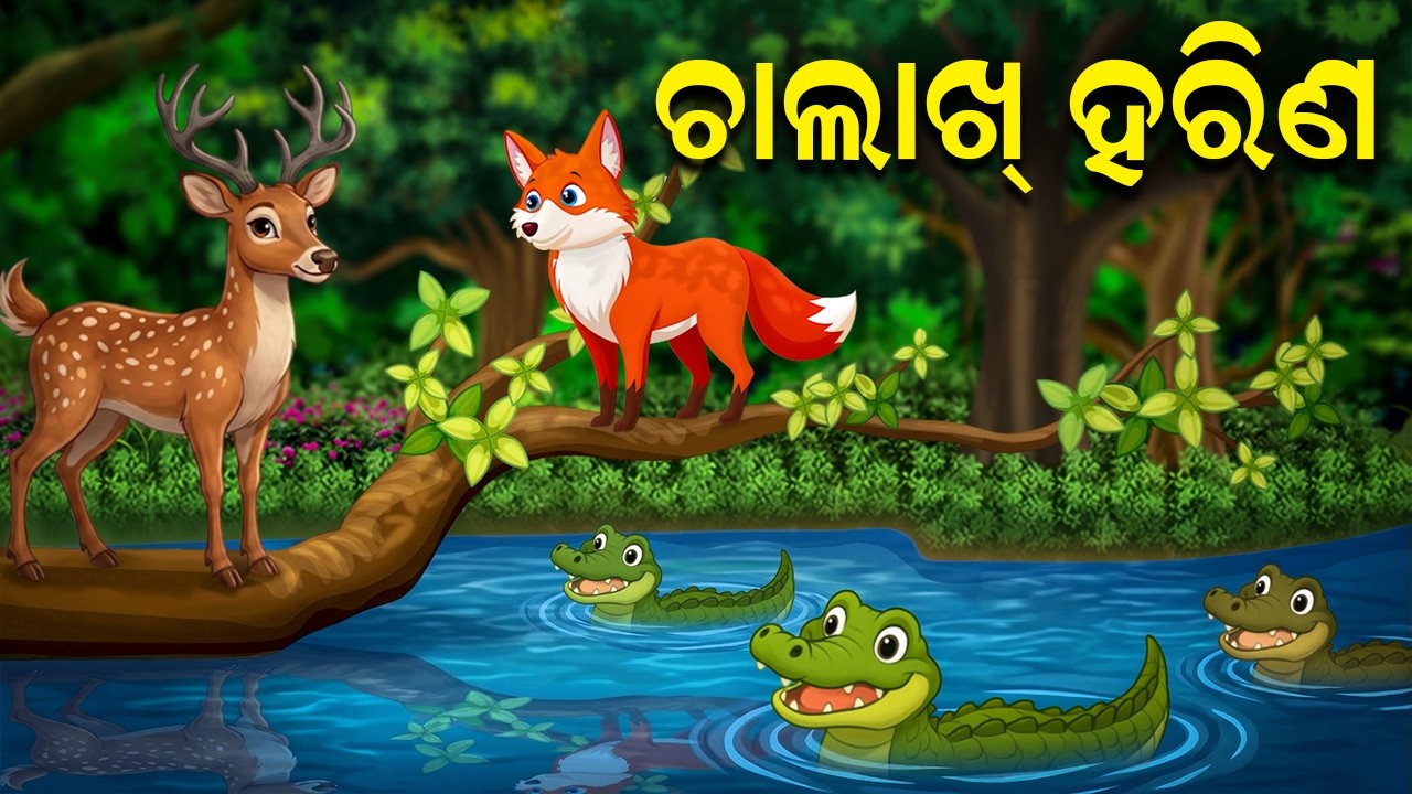 ଚାଲାଖ୍ ହରିଣ II Odia Moral Story