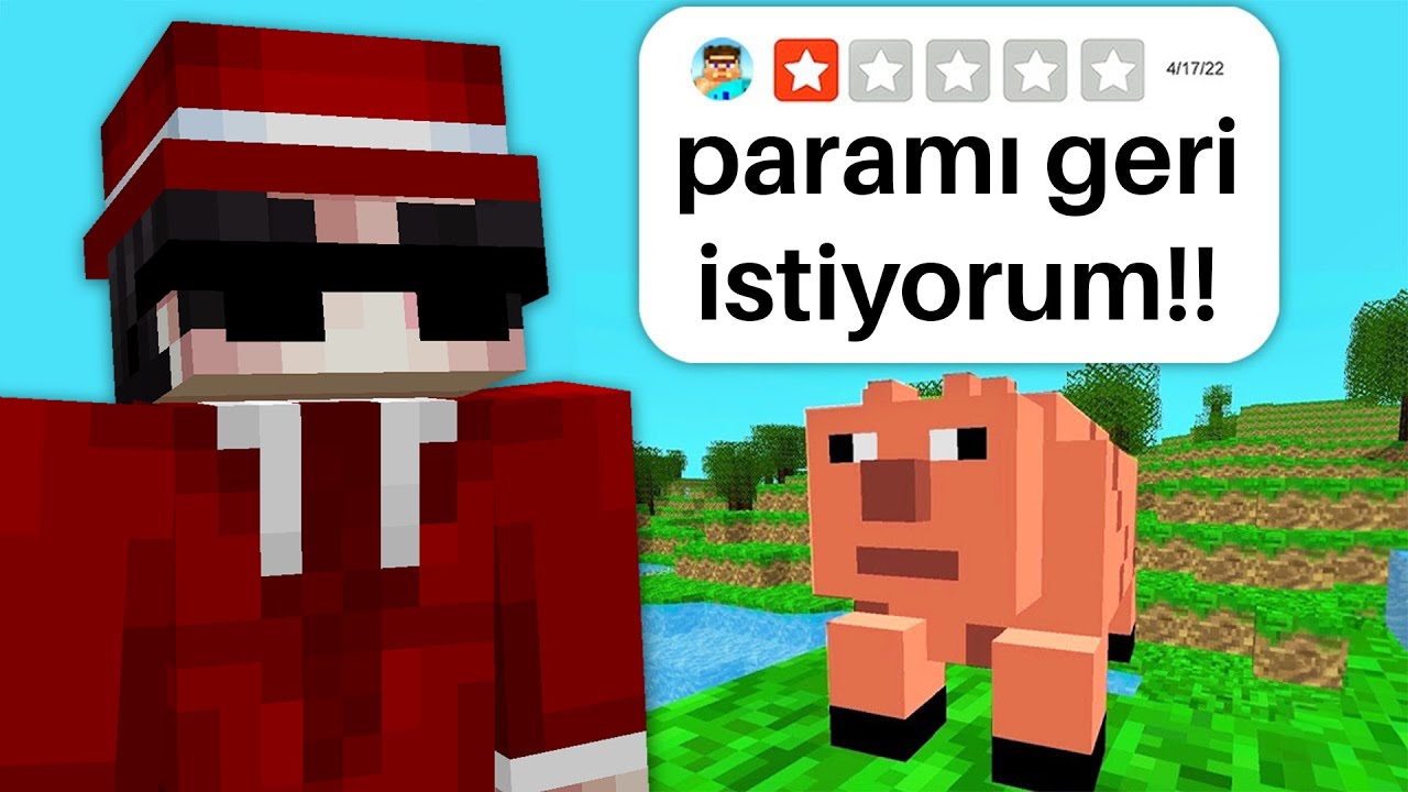 En Düşük Puanlı Çakma Minecraft Oyunlarını Denedim