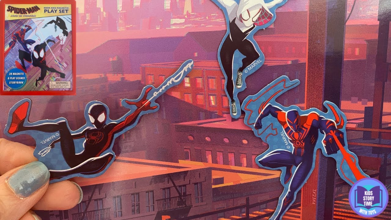 Spider-man: Across the Spider-verse Toys Miles Morales vs Miguel O'Hara Play & Read Aloud Storytime!