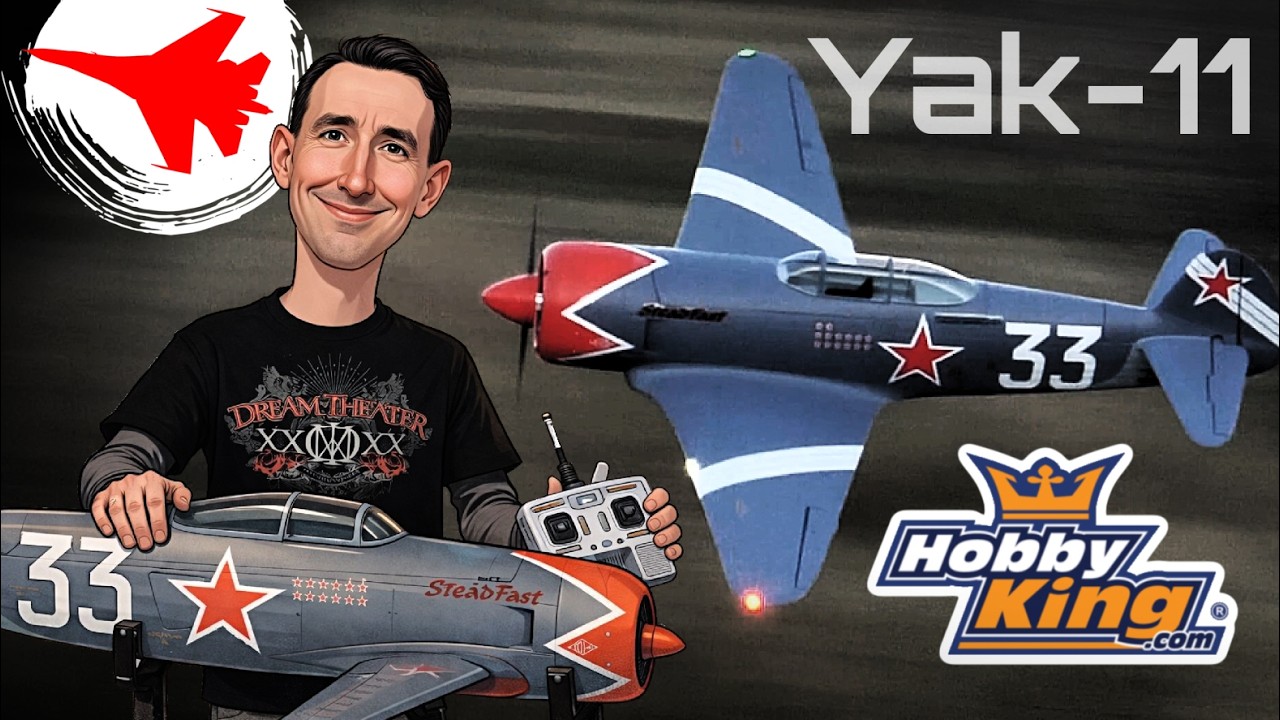 Hobbyking YAK-11 Maiden! ✈️ RC Plane Unboxing, Assembly, Tips & Setup