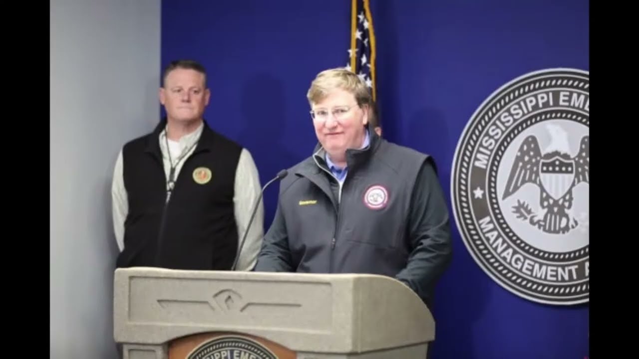 Governor Reeves Speaks on the Ice Storm