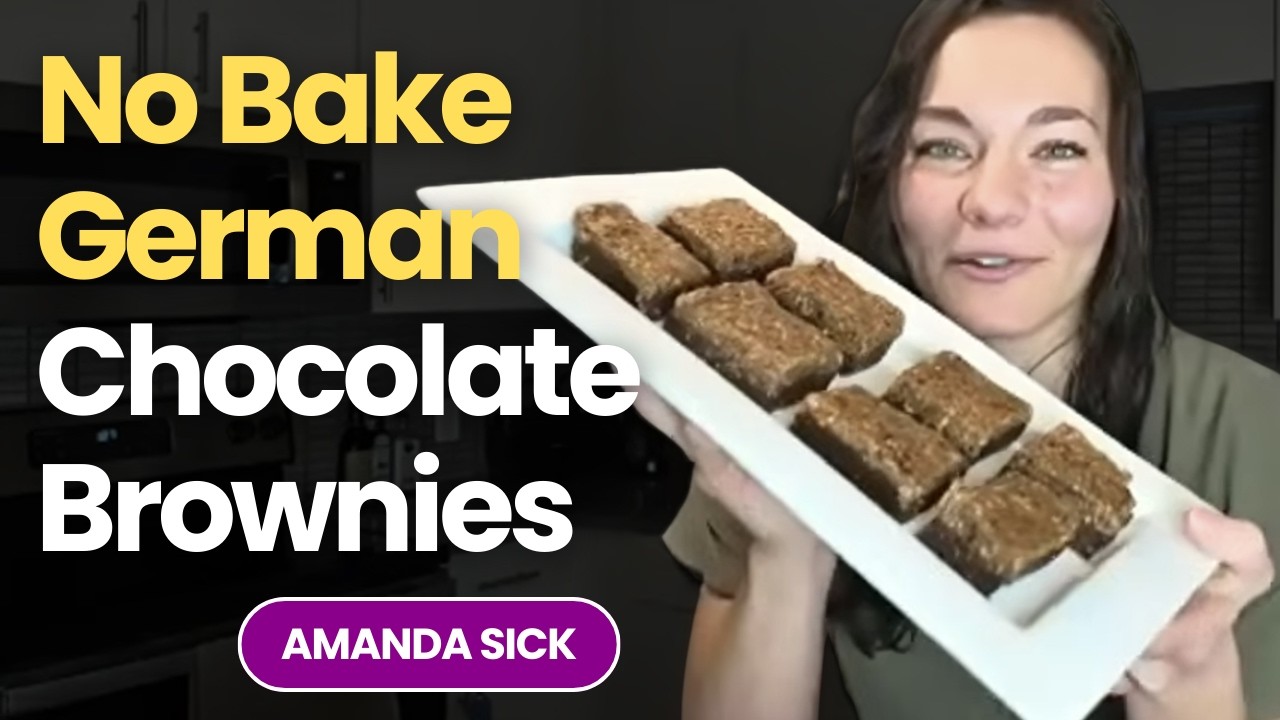 NO BAKE GERMAN CHOCOLATE BROWNIES  FROM 