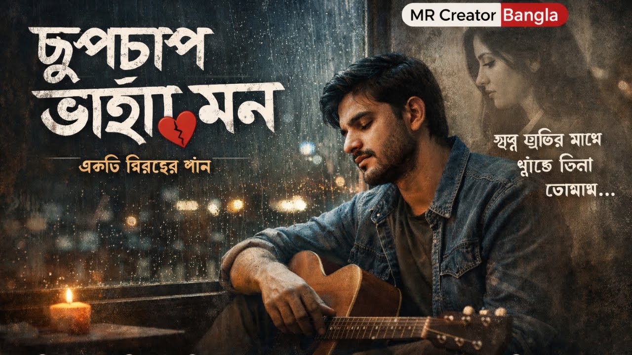 চুপচাপ ভাঙা মন | Bangla Sad Song | Heart Touching Emotional Song 2026