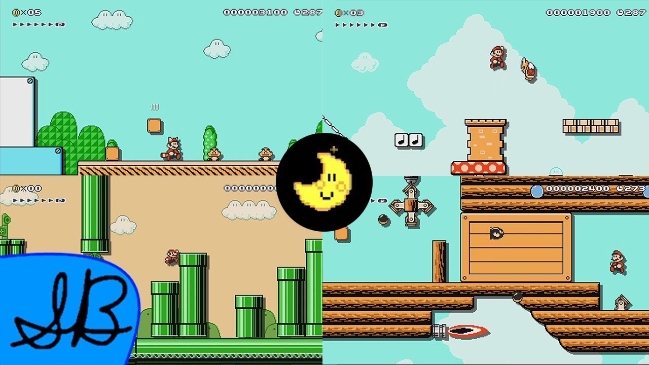 All Super Mario Bros 3 Level Themes + Night Themes | Super Mario Maker 2