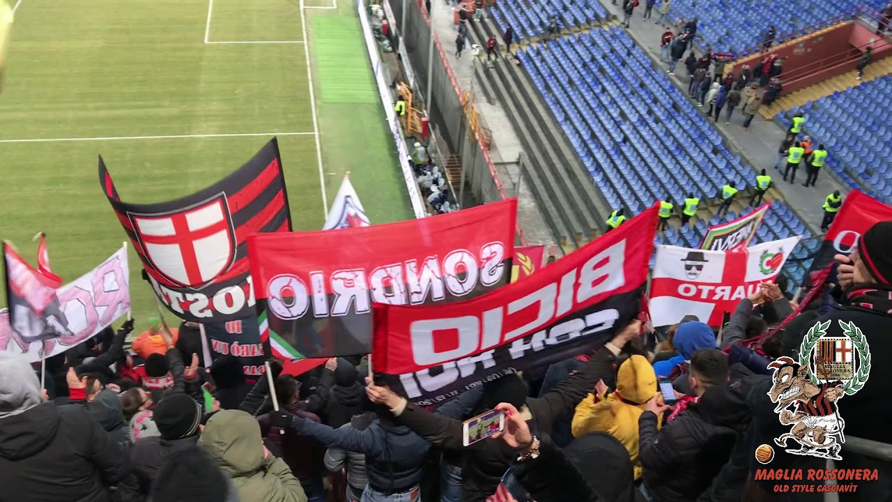 21 gennaio 2019, Genoa Vs Milan 0-2, fine partita, cori di scherno ai genoani che lasciano lo stadio