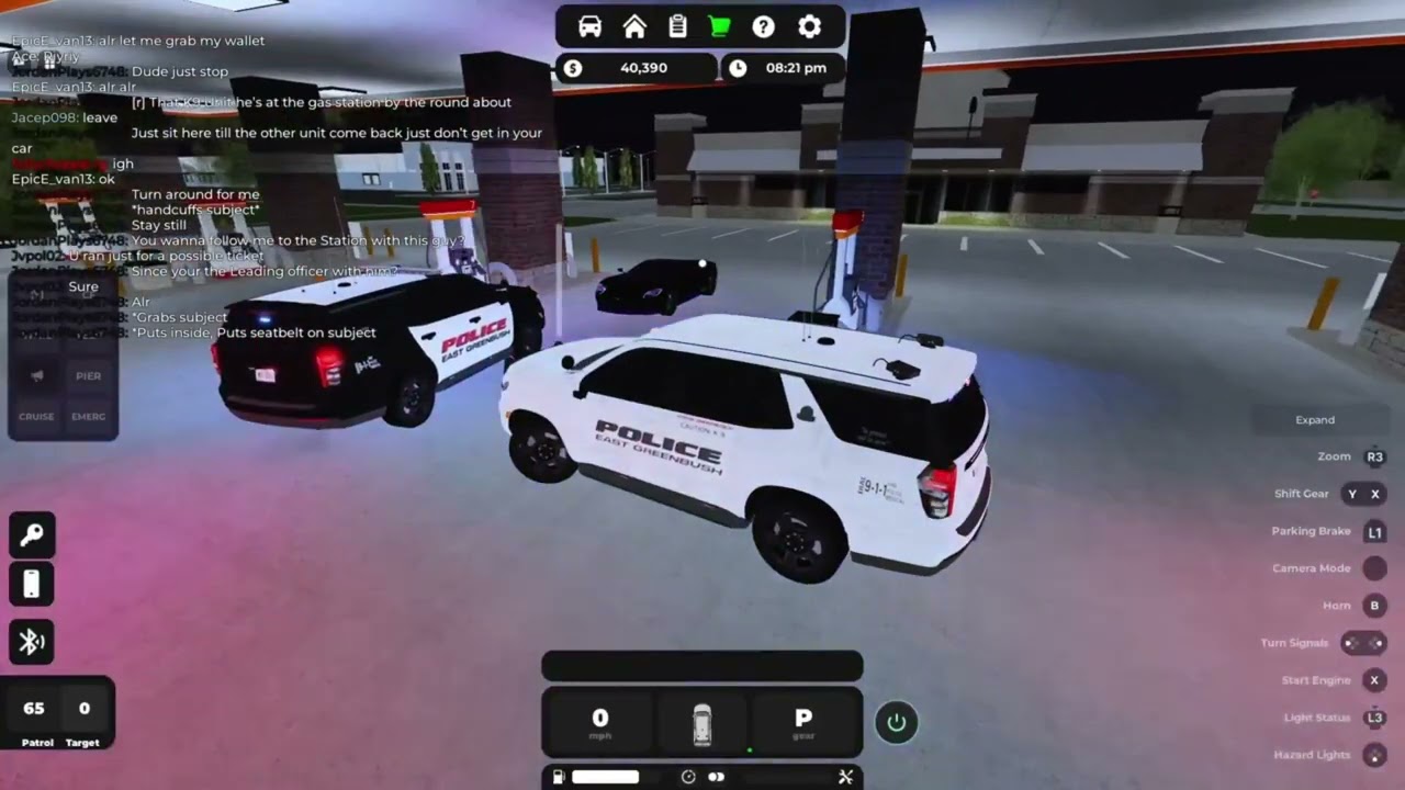 Roblox (Rensselaer County) Playing as police