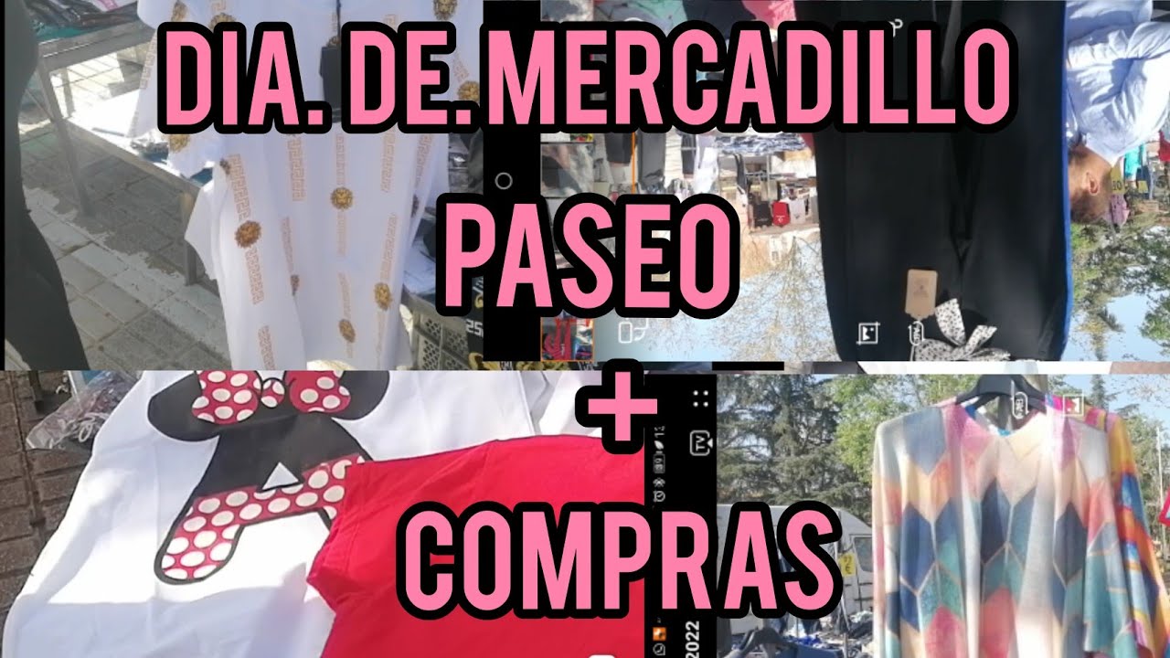 DIA DE MERCADILLO,PASEAMOS, VEMOS LOS PUESTOS Y LA MODA PLANTAS, BISUTERIA Y COMPRAS   QUE  COMPRE?