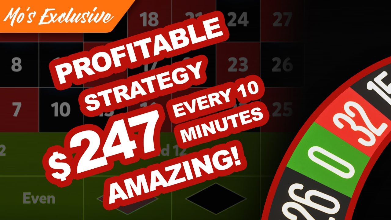 NEW PROFITABLE ROULETTE STRATEGY - GREAT FOR SMALL BANKROLL AND LOW ROLLERS - Bet With MO