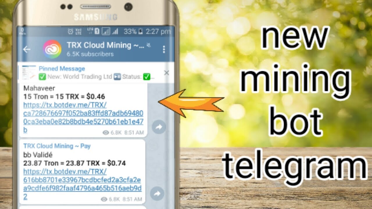 trx cloud mining bot