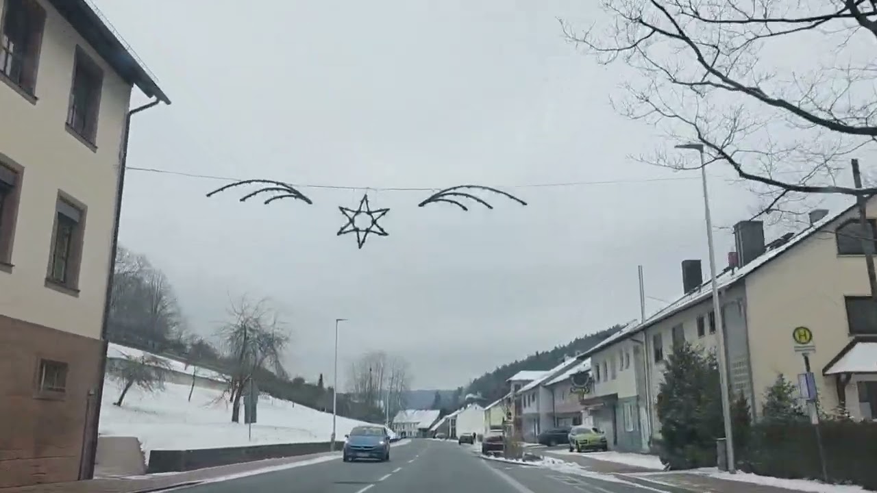 Route:A3 Weibersbrunn → Hessenthal→ Mespelbrunn → Heimbuchenthal / Bavaria - Aschaffenburg - Germany