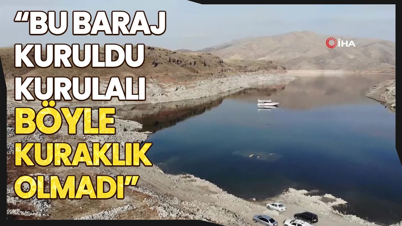 Kayseri’de Kuraklık Arttı, Yamula Barajı’nda Su Seviyesi İyice Azaldı