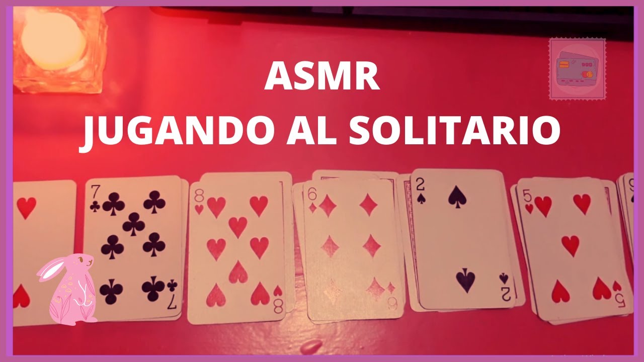 ASMR Jugando al solitario con Naipes | CandyASMR