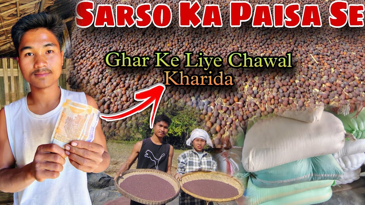 Ghar Ke Liye Rice Kharida || Mehnat Ka Paisa Se - Kitna Profit Hua Sarso Se?