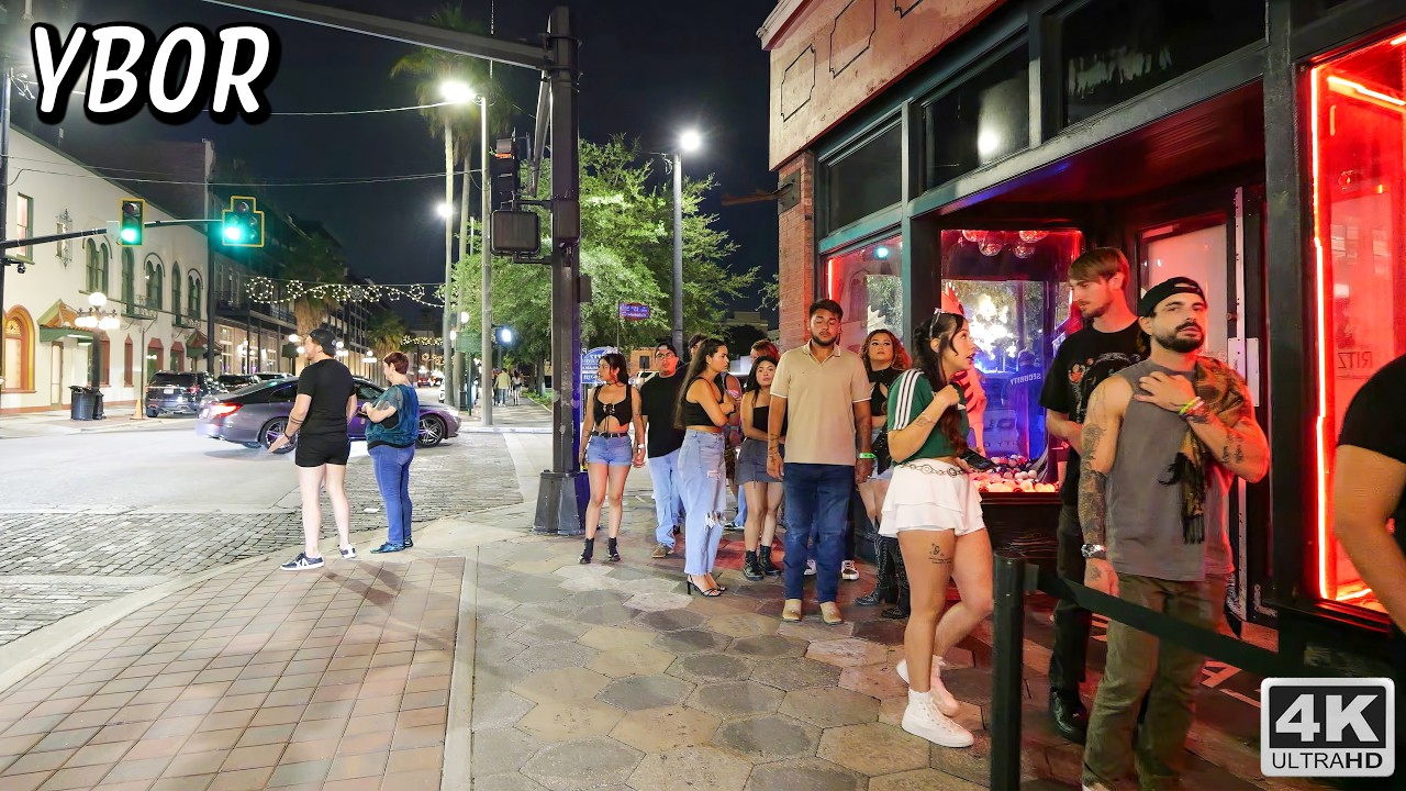 Ybor City Vibrant Nightlife - Tampa Florida