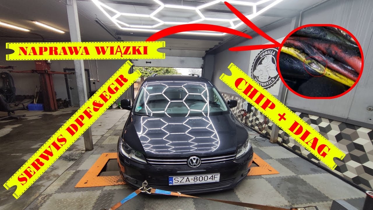 Chiptuning VW Caddy 1.6 TDI 102KM CAYD // ogarniamy chaos panujący pod maską itd.