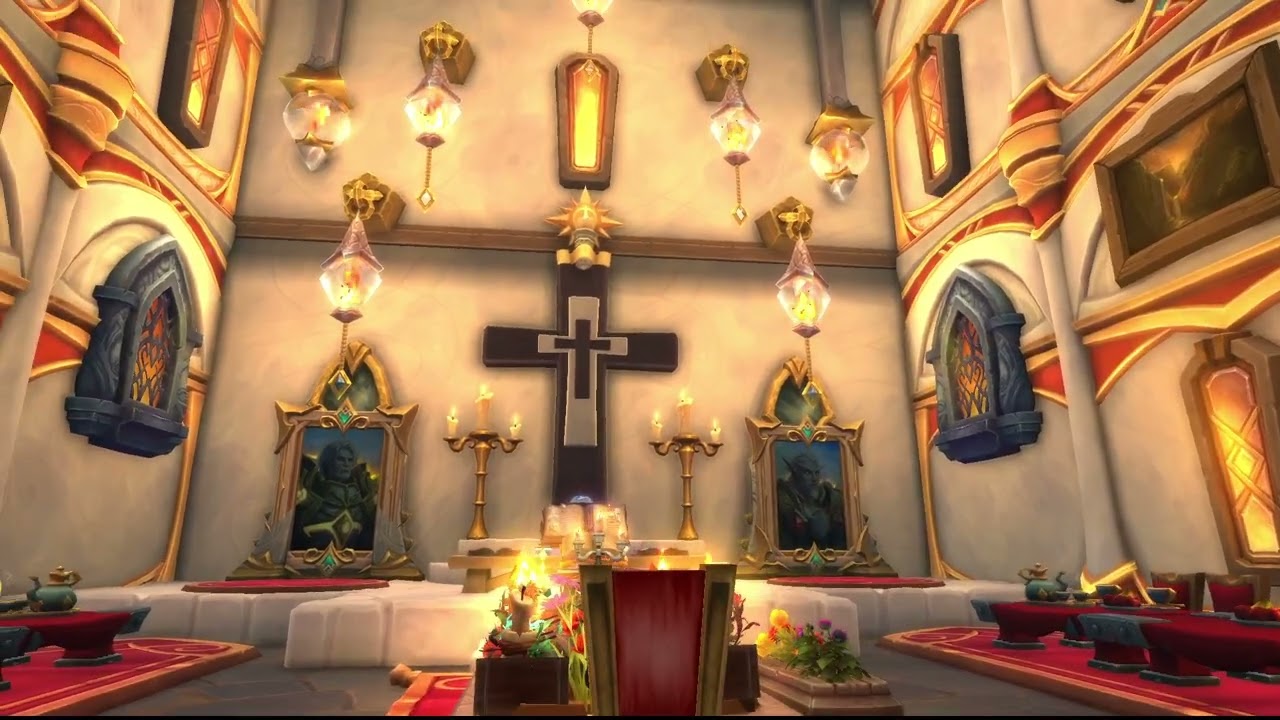 Wow Player Housing Decor  - Church faith and prayer