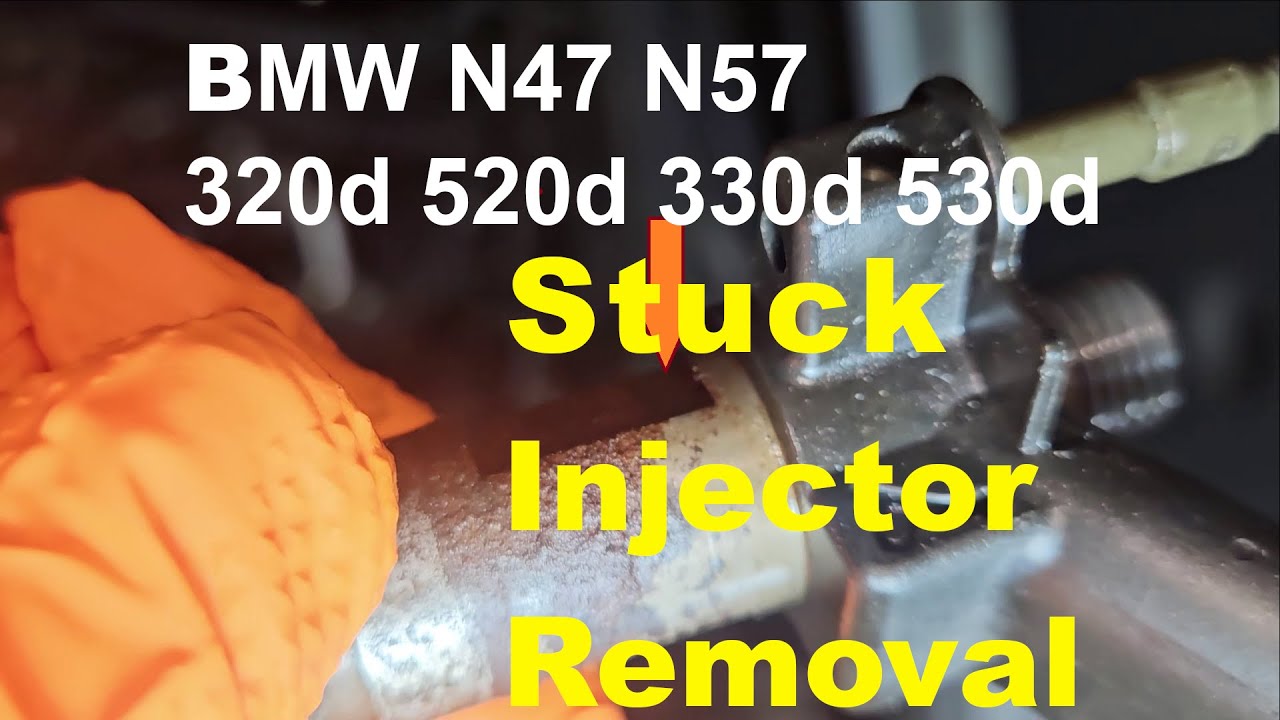 Stuck Injector Removal Tips. BMW Diesel N47 N57 320d 330d 530d 520d X5 X6.