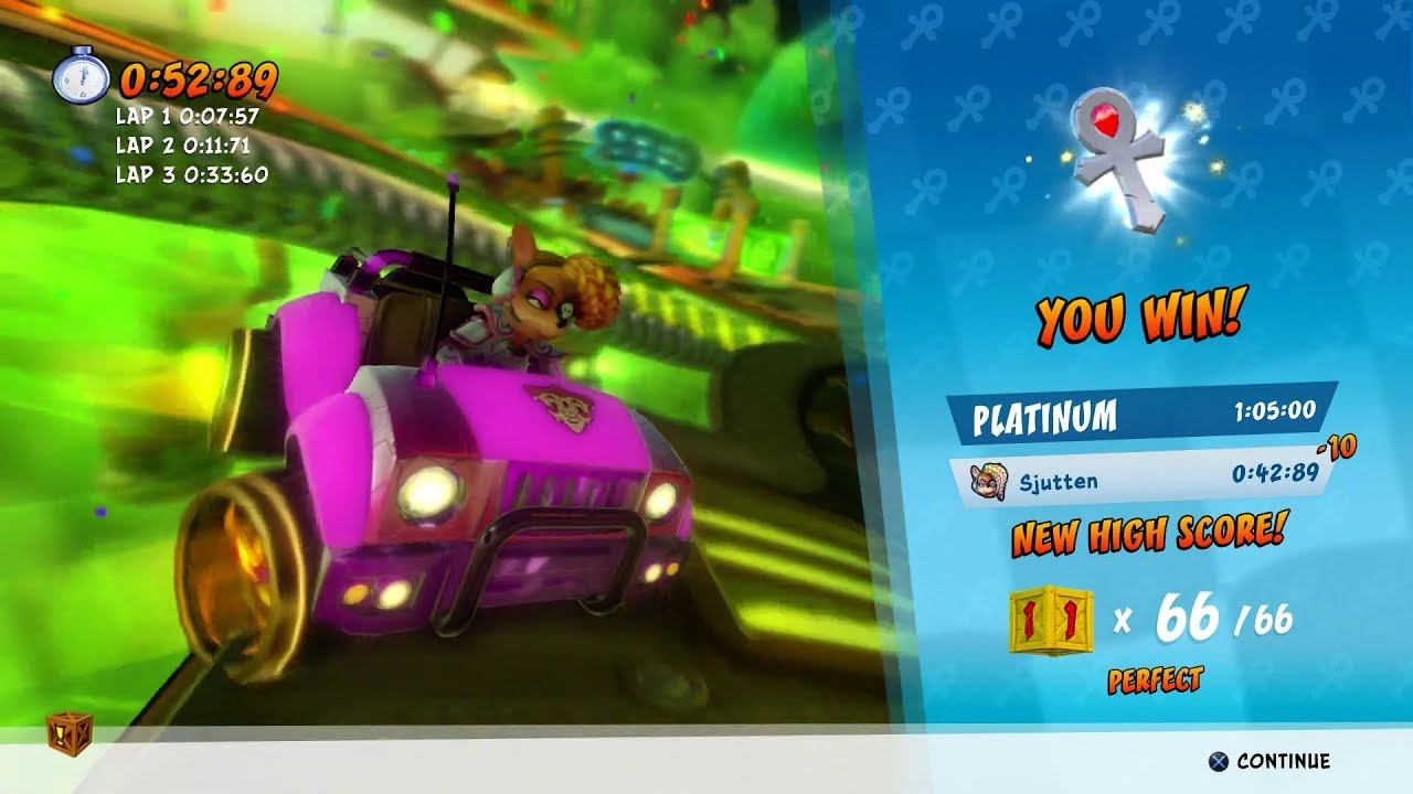 CTR Nitro Fueled - Drive-Thru Danger - Platinum Relic (All Boxes)