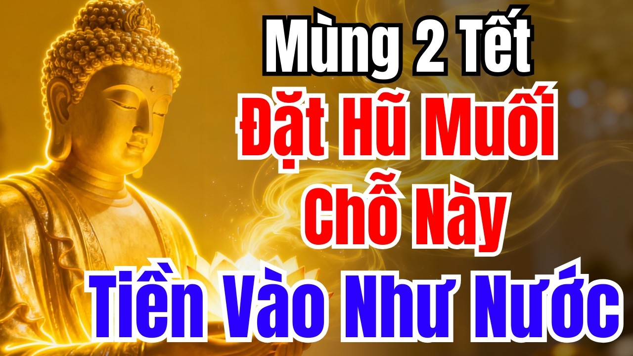Mùng 2 Tết: ĐẶT HŨ MUỐI ĐÚNG CHỖ NÀY TIỀN VÀO NHƯ NƯỚC, SAI CHỖ LỘC ĐI SẠCH