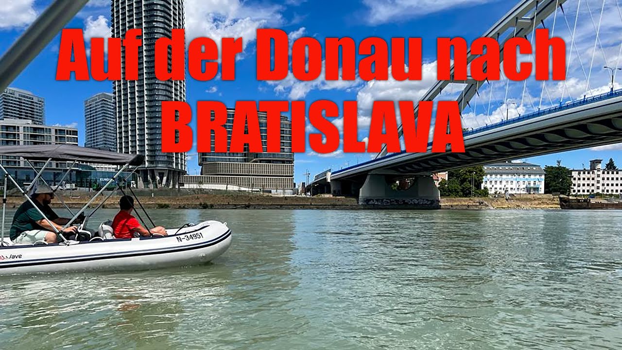 Mit dem Honwave T40 auf der Donau nach Bratislava