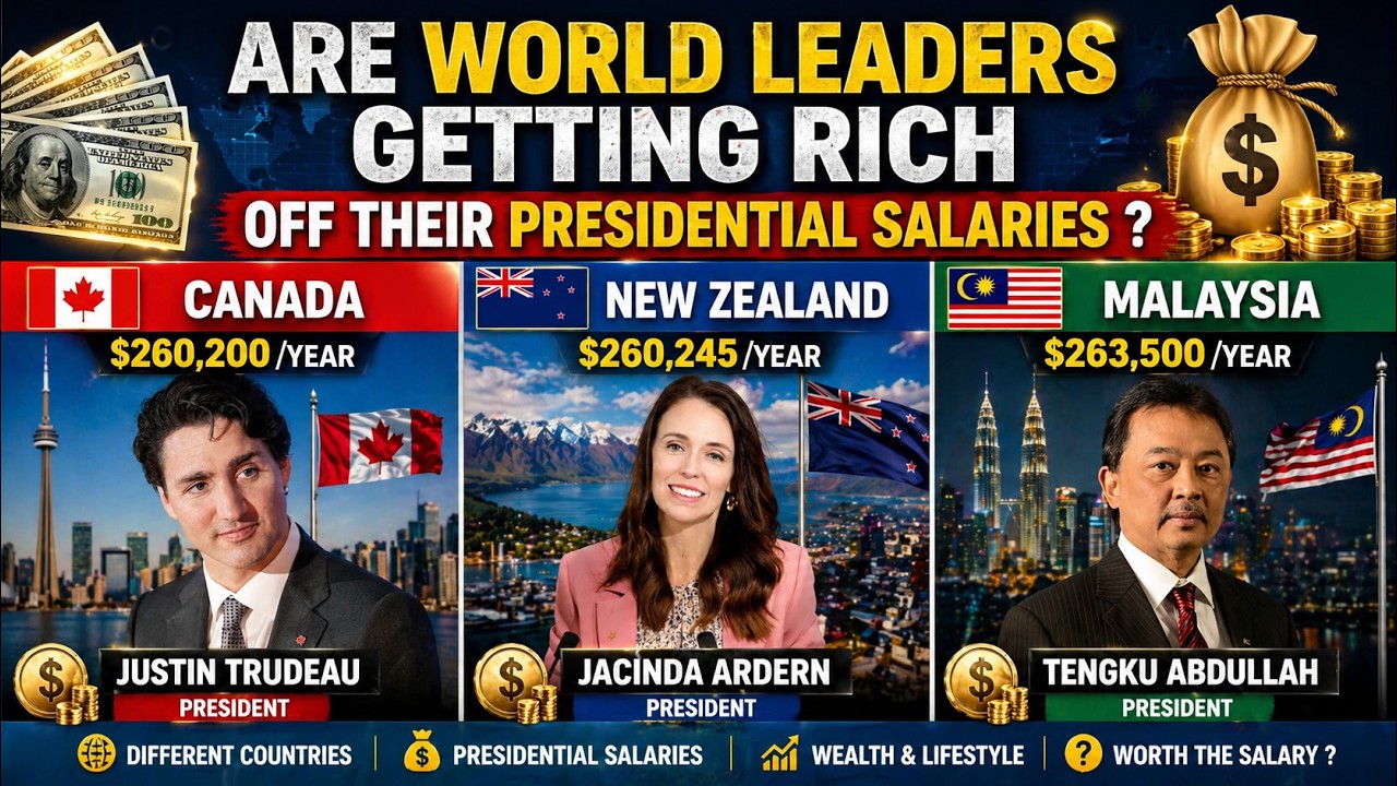 🌍 Are World Leaders Getting RICH Off Their Presidential SALARIES ? 💰