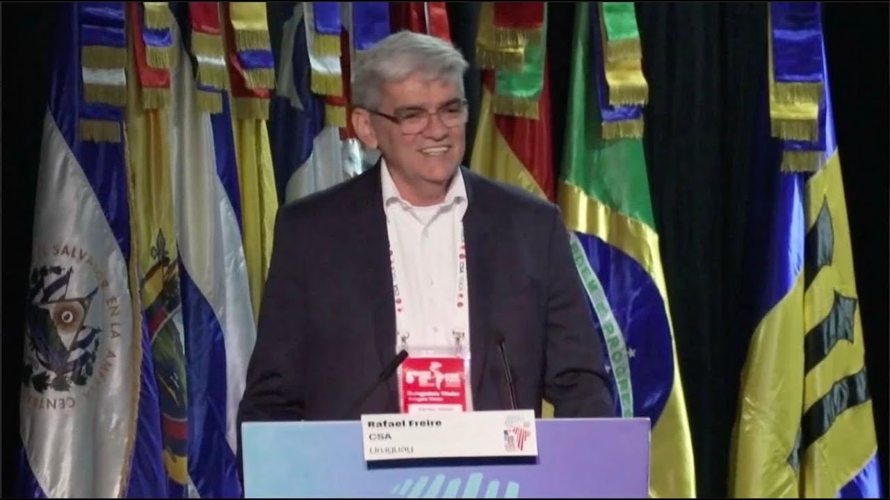 Discurso completo de Rafael Freire, Secretario General reelecto de la CSA-TUCA.