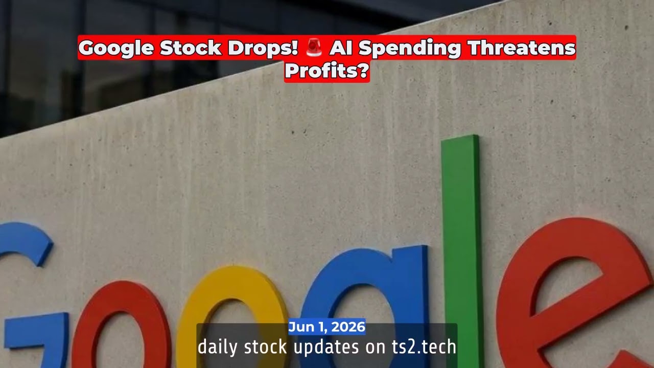 Google Stock Drops! 🚨 AI Spending Threatens Profits? #Shorts