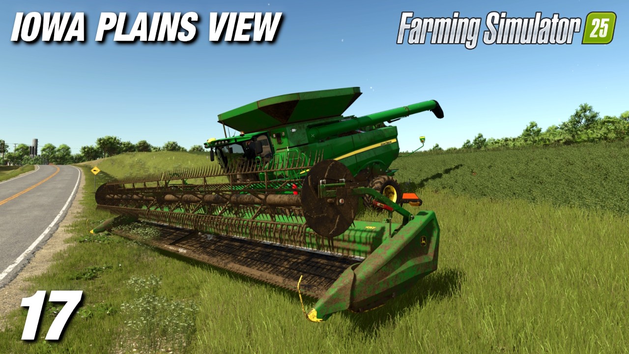 Harvesting Soybeans & Replanting Fields! | Iowa Plains View | Farming Simulator 25 - Ep17