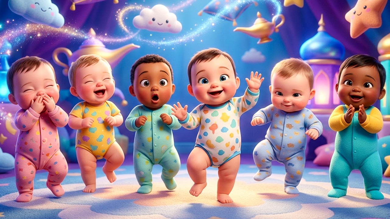 Dudi Dudi Dam Dam Dance 💃 💃  | Dodi Dodi Dum Dum Cutest Babies Dancing | Kids Hindi Rhymes #dudidudi