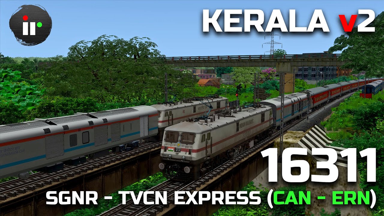 Shri Ganganagar - Thiruvananthapuram | RAILWORKS | TRAIN SIMULATOR | BUMPY RAILROAD | NTG GAMING