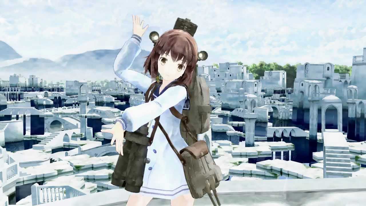 【水彩画風等で】GIFT【MMD艦これ：雪風】
