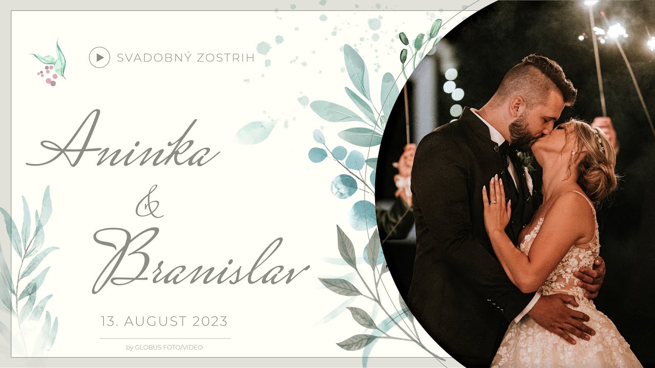 Aninka & Branislav - Svadobný zostrih | Garden Hotel Domaša | 4K