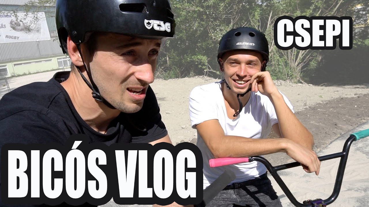 BICIKLIS VLOG CSEPIVEL!! | Pump track, trükkök, cyberjump |