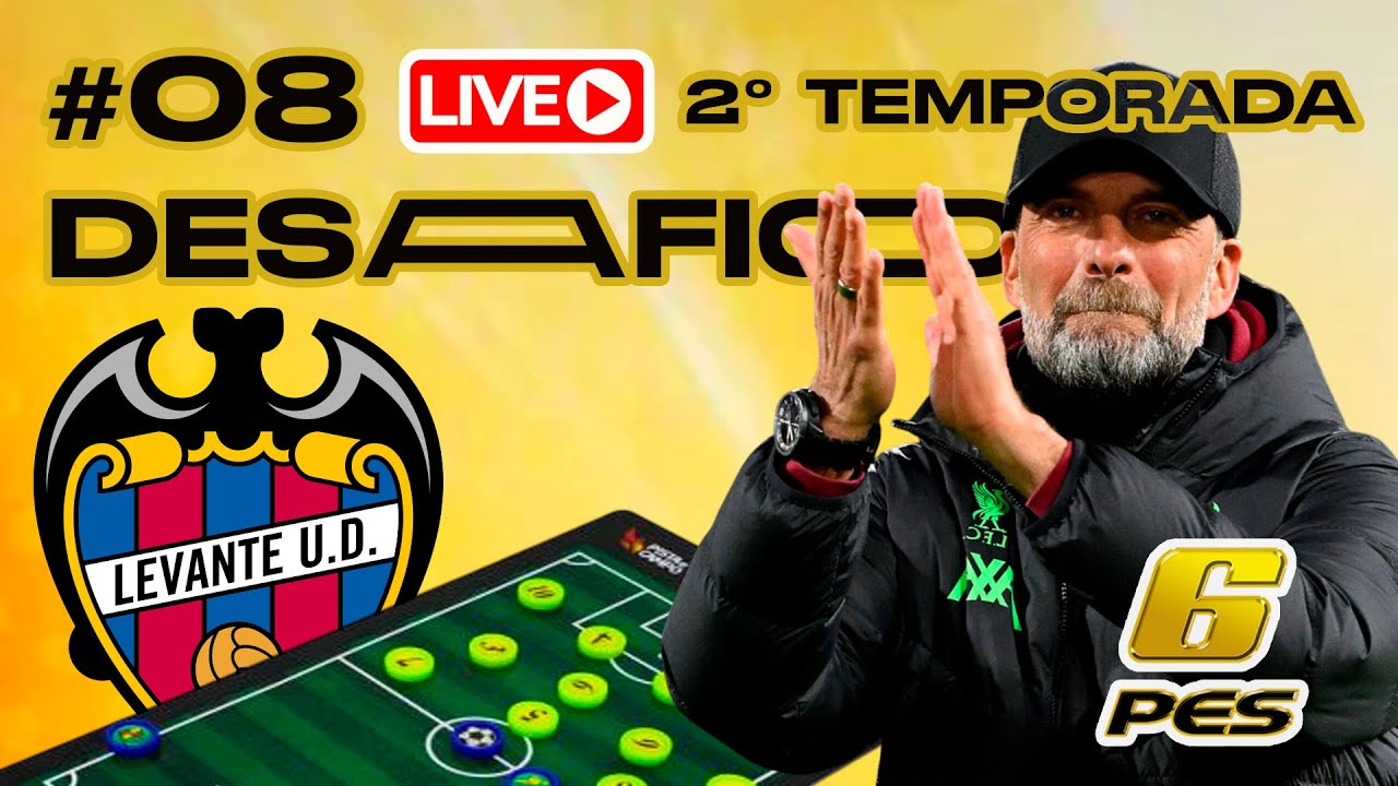 #08 Último Ep! Real x Levante Vale Vaga na Final! | Modo Liga Pes 6