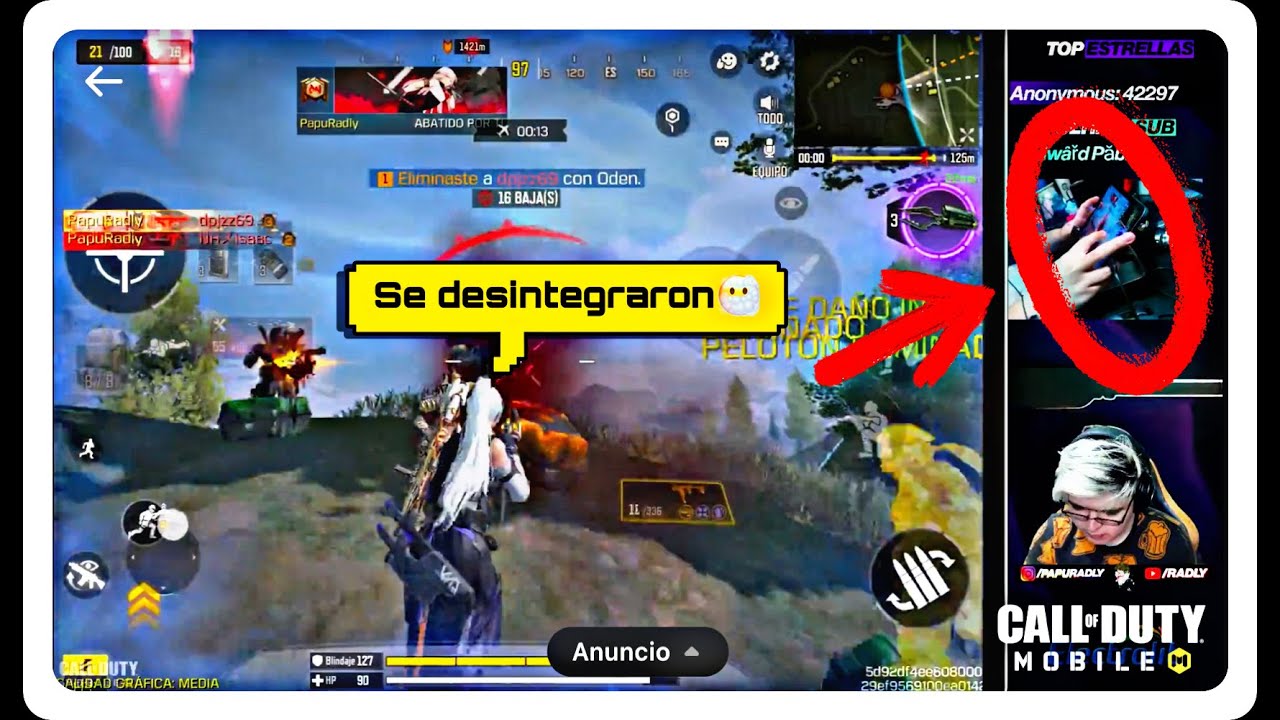 RADLY hace VER TAN FACIL GANAR  PARTIDAS EN SOLO VS SQUAD EN IPAD🥵27 KILLS | CALL OF DUTY MOBILE |