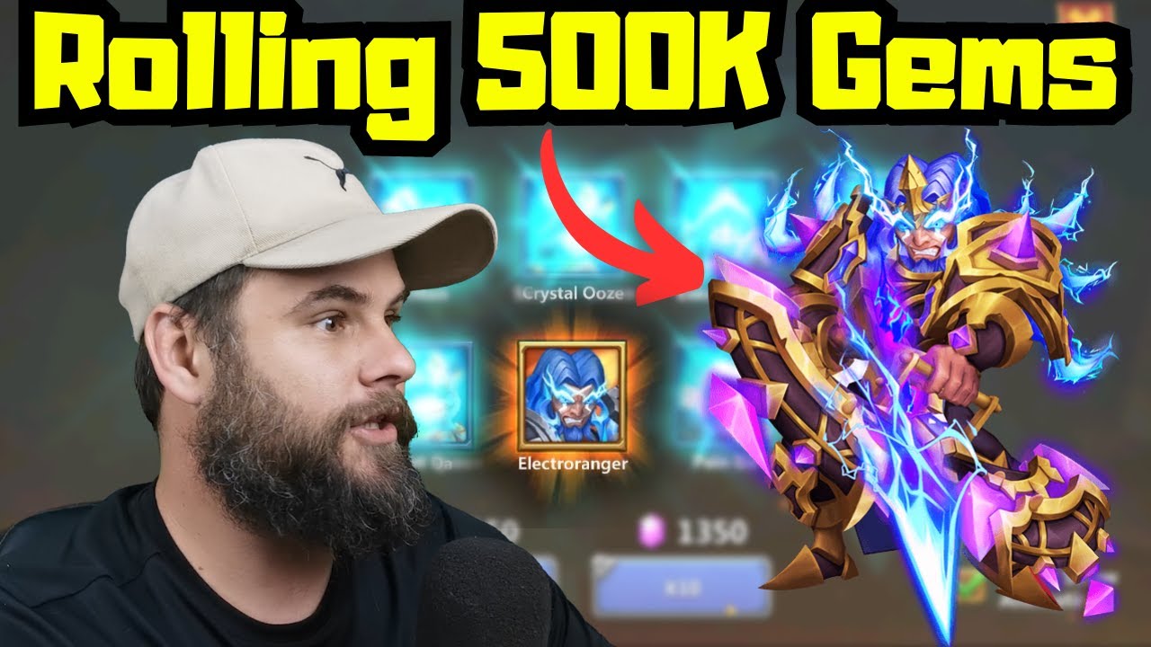 Rolling 500K Gems for Electroranger  |  Castle Clash