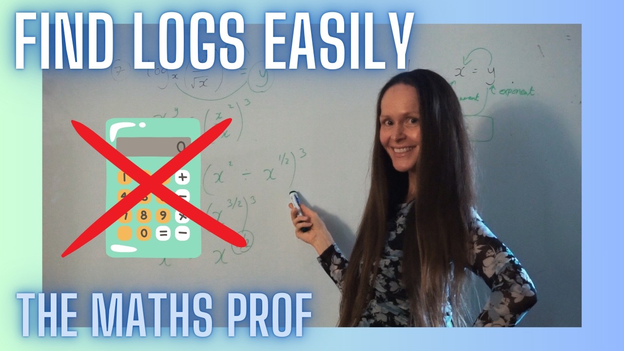 The Maths Prof: Find Values of Logarithms