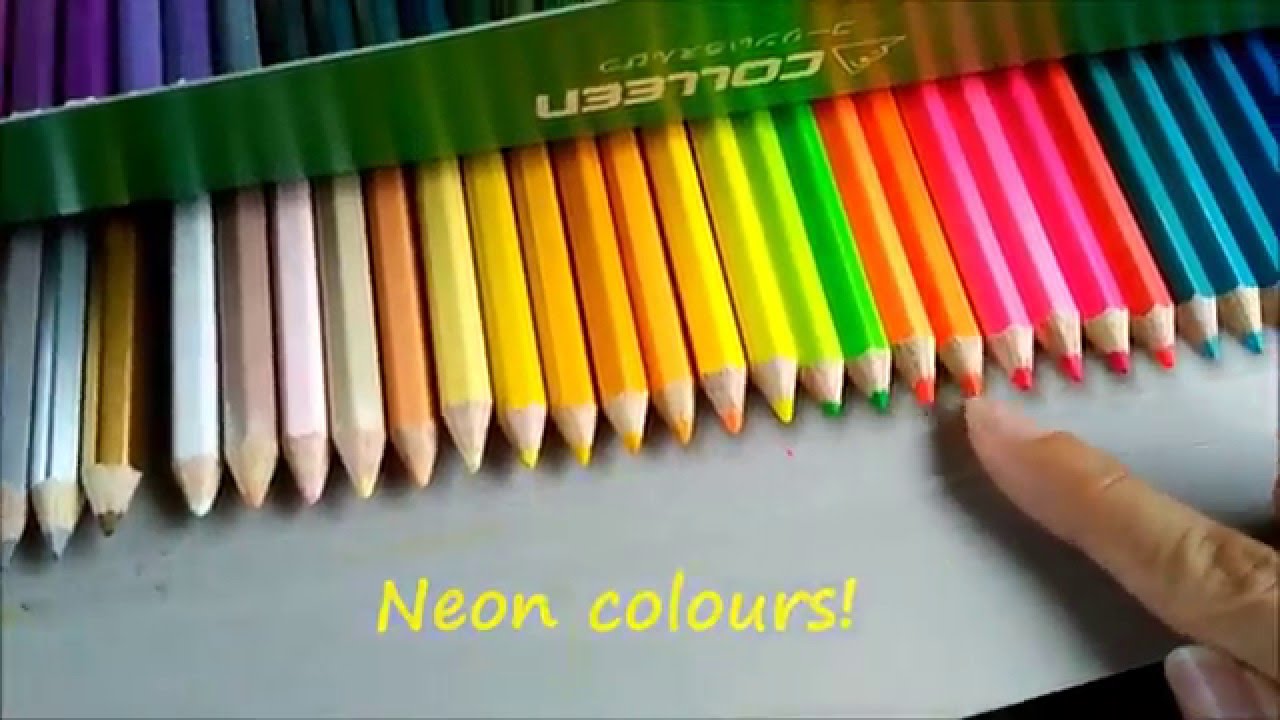 Colleen Coloured Pencils Demo & Review