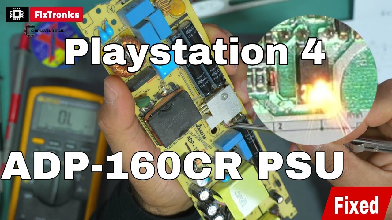 PlayStation 4 не включается, блок питания не включается || Блок питания PS4 ADP-160CR исправлен