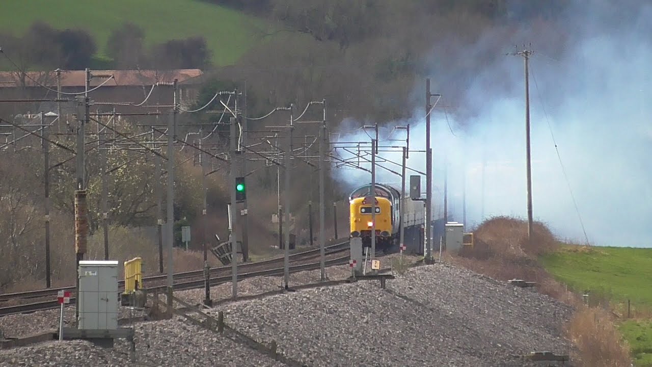 Deltic 55009 'Alycidon' Mainline Loaded Test Run 29th March 2023