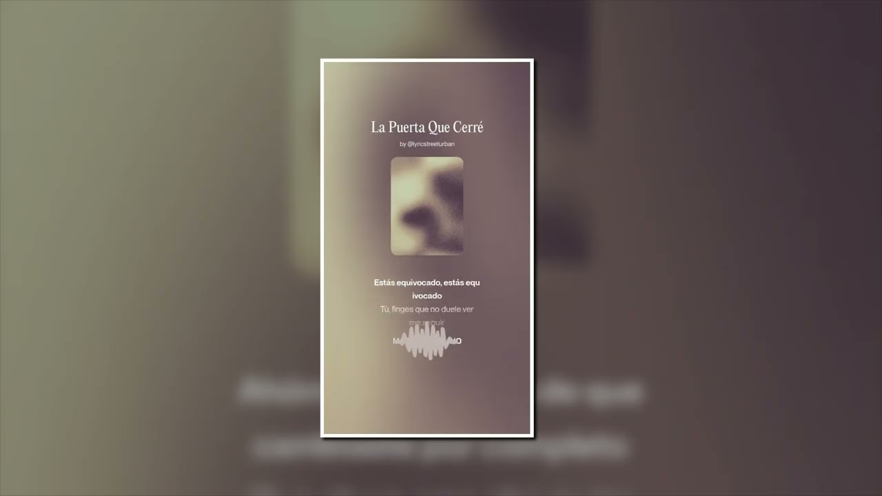 LyricStreet Urban — 1 Hora de Letras que Duelen | Playlist Completa