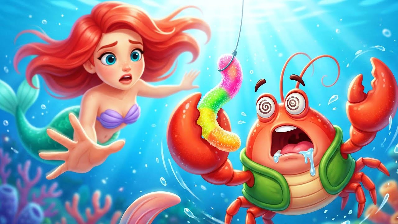 Sebastian Becomes the HIDE-AND-SEEK KING! 😂👑 Ariel Can’t Catch Him! | The Little Mermaid Animation