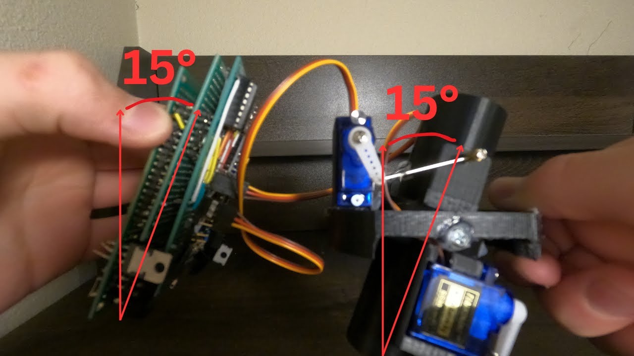 Thrust Vectoring Mount For The A.R.A.B. Flight Computer | Ωmega (Building gimbal EP2)
